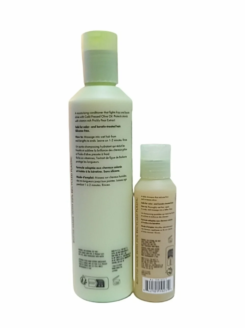 FEKKAI Brilliant Gloss Conditioner 8.5oz + Shampoo 2oz Anti-Frizz Duo